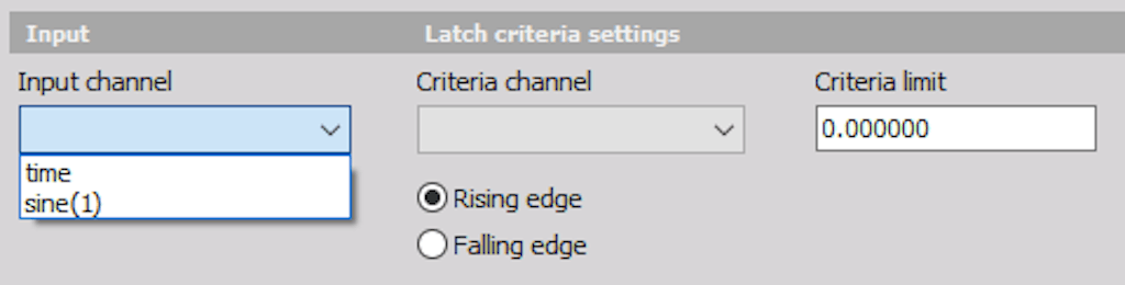 Channel names are now visible in ComboBoxes