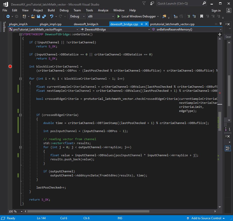 Find an error using the Visual Studio program Find an error using the Visual Studio program