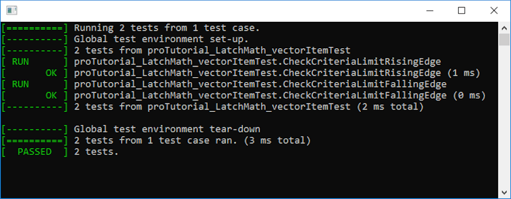 Command prompt output