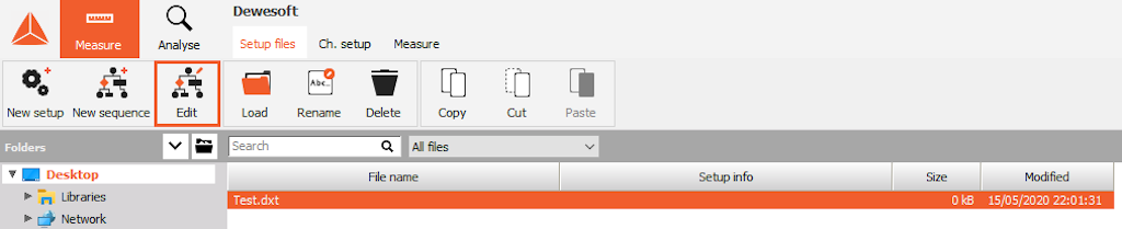 Open and edit the old sequence