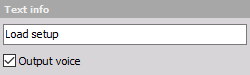 Text info of each sequence block Text info of each sequence block