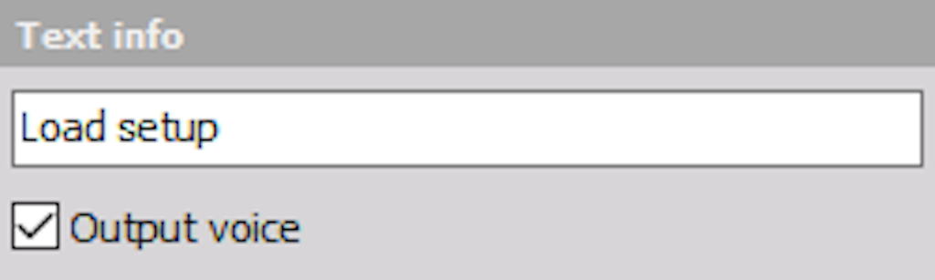 Text info of each sequence block