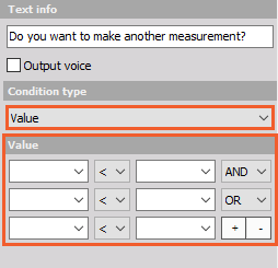 Value-based Condition type Value-based Condition type