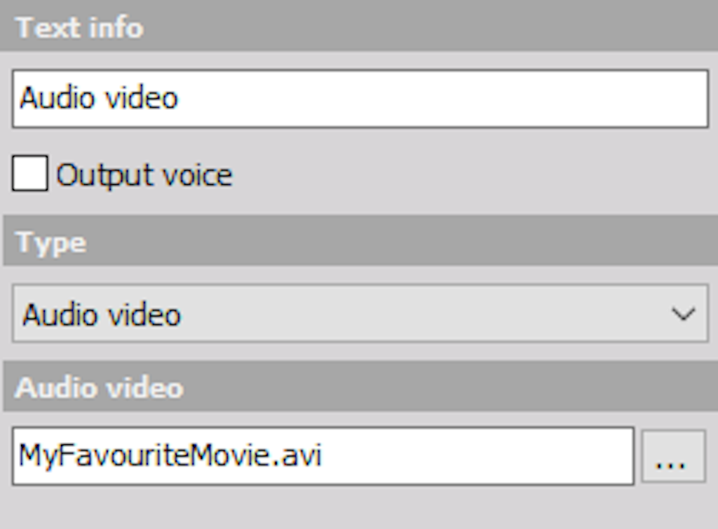 Audio video block