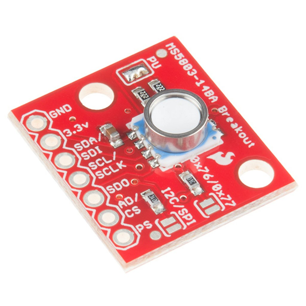 MEMS pressure sensor manufactured by SparkFun CC BY 2.0 via Wikimedia Commons