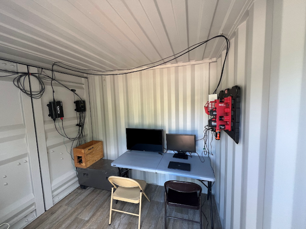 A look at my office in the container