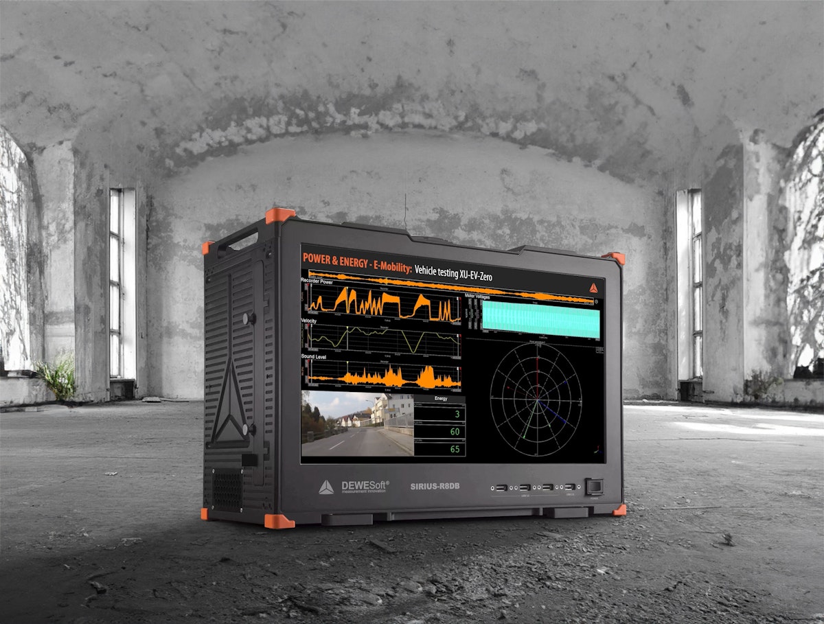 Dewesoft R2db Effektanalysatorer med hög precision | Dewesoft