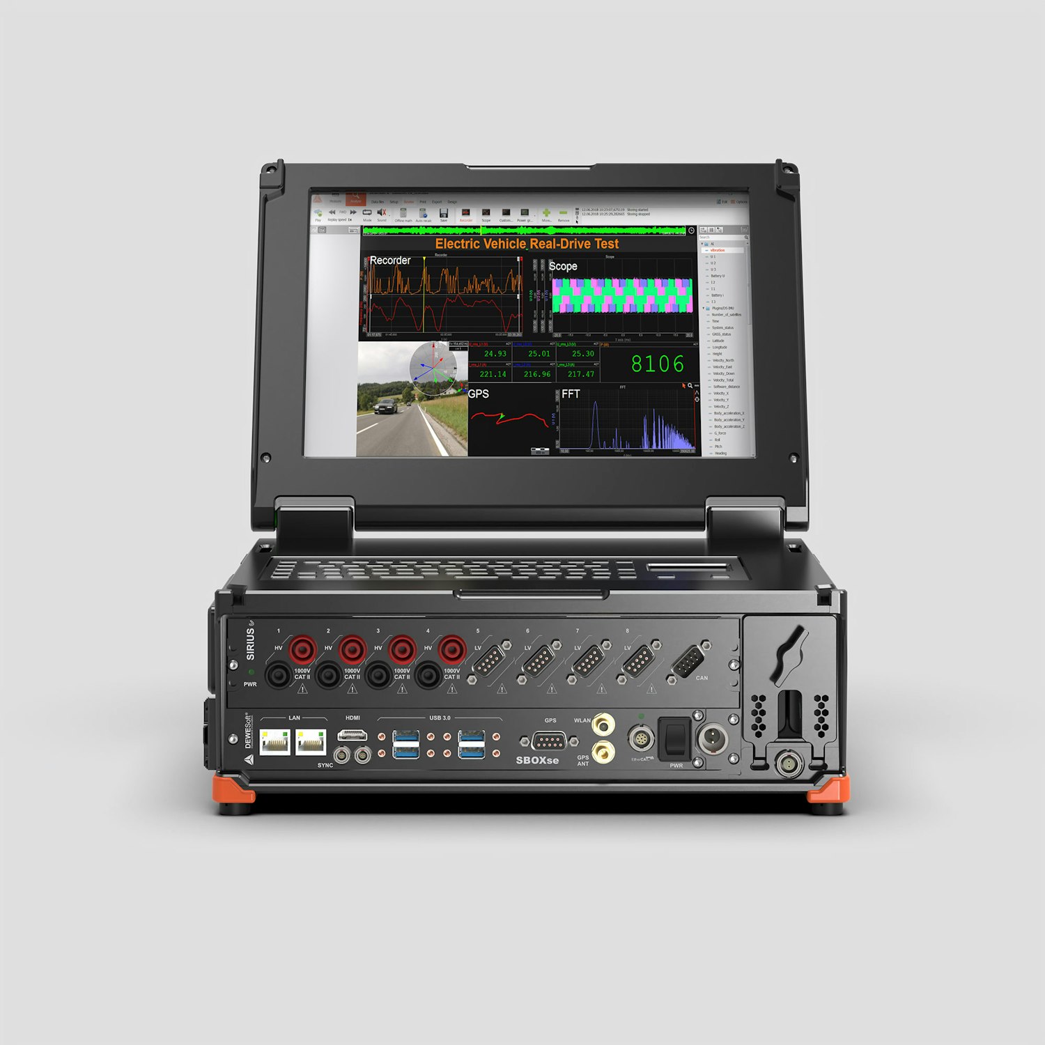 SIRIUS R1DB 4-phase portable power analyzer