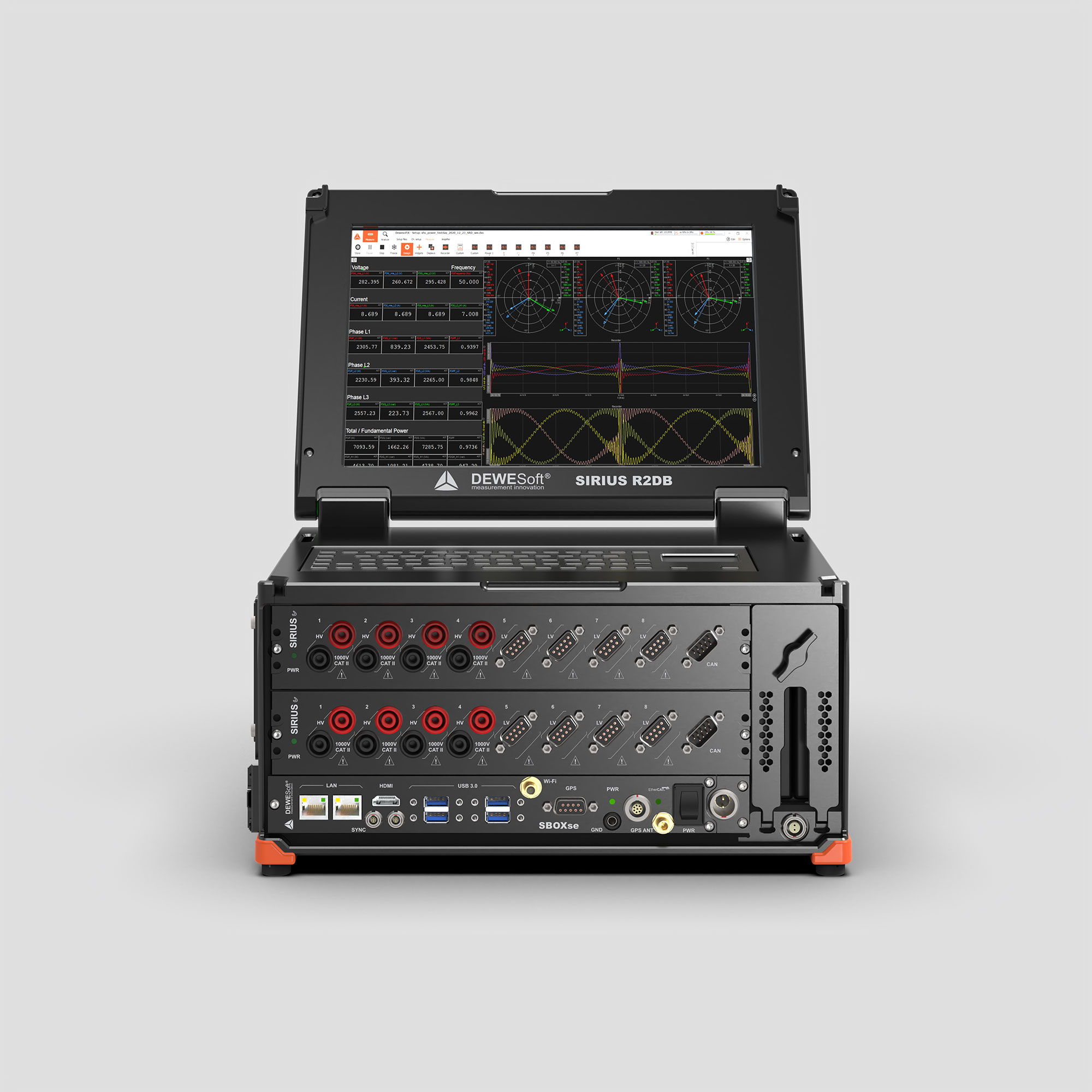 SIRIUS® | Portable Power Analyzers | Dewesoft