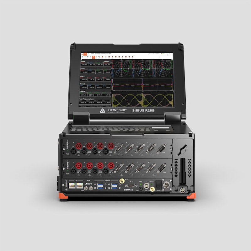 Power Module Syrius Redbaie SIRIUS® | Portable Power Analyzers | Dewesoft