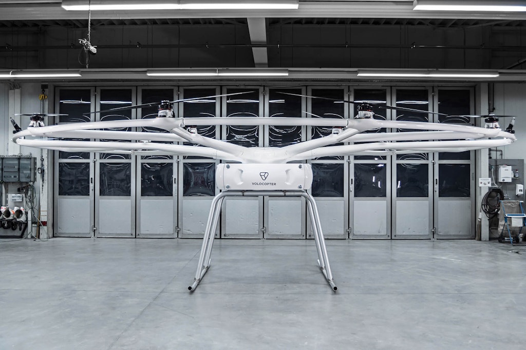 Velodrome by Volocopter. SERU Film Produktion GmbH, CC BY 4.0 , via Wikimedia Commons.
