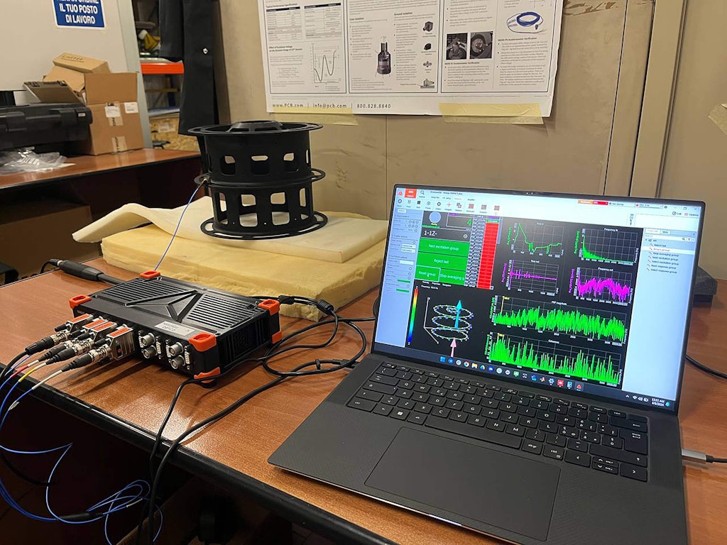 Figure 6. The setup for data acquisition.