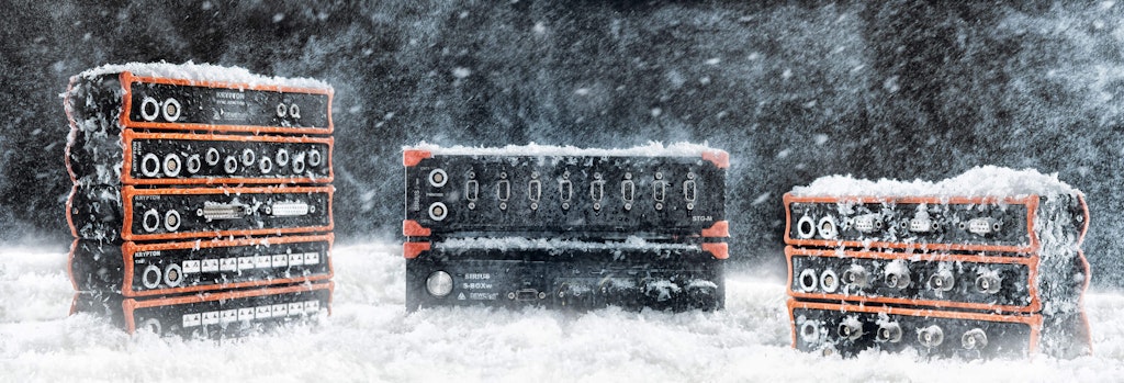 Dewesoft SIRIUS and KRYPTON DAQ instruments for benchtop, portable, and harsh environment testing