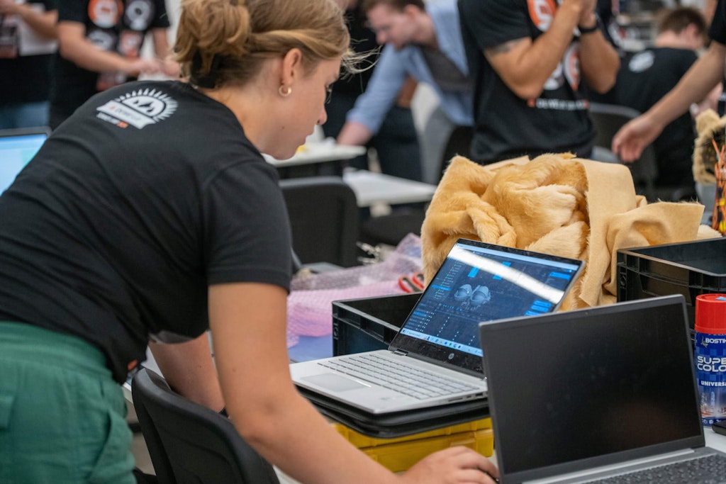 Becoming proficient in new software and learning the art of animatronic building