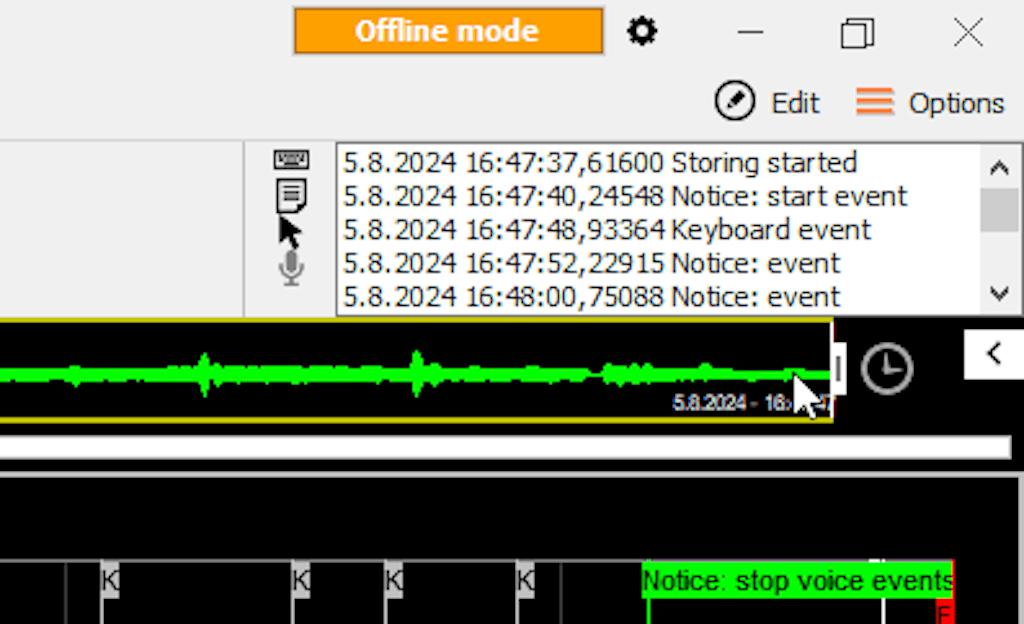 The moving image demonstrates how we can navigate to the Edit option.