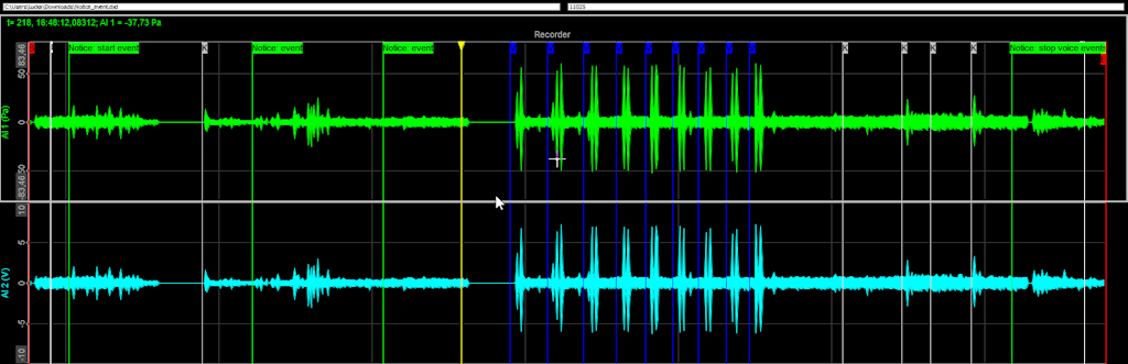 The moving image demonstrates what happens if we hover over an Event marker. The moving image demonstrates what happens if we hover over an Event marker.