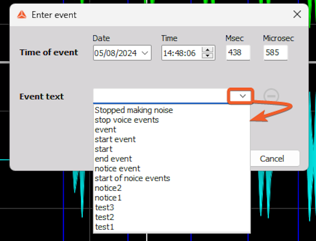 The image shows a visualization of the dropdown menu.