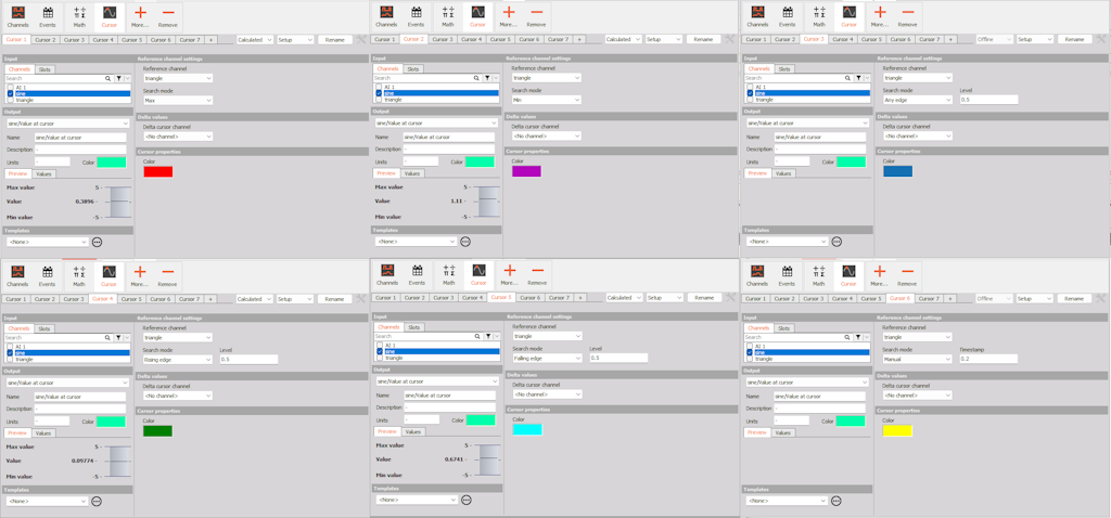 The image shows our cursor settings. The image shows our cursor settings.