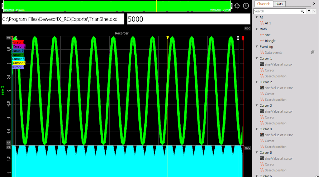 The moving image shows how to quickly enter Cursor setup mode.