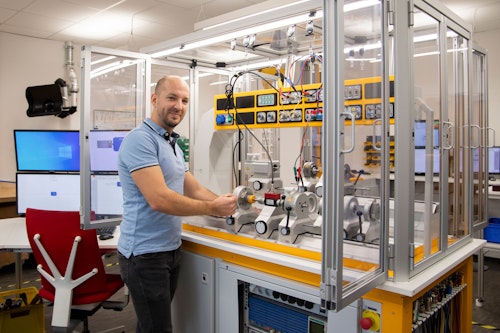 Testing and validation of small electric motors using an efficient test bench design