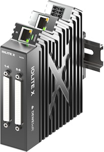 Módulo amplificador de tensión IOLITE-X-8xLVe con excitación por sensor y con conector DB37