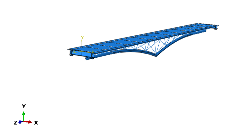 Performance Bridge Model Validating the Dynamic Performance of Pedestrian Bridge