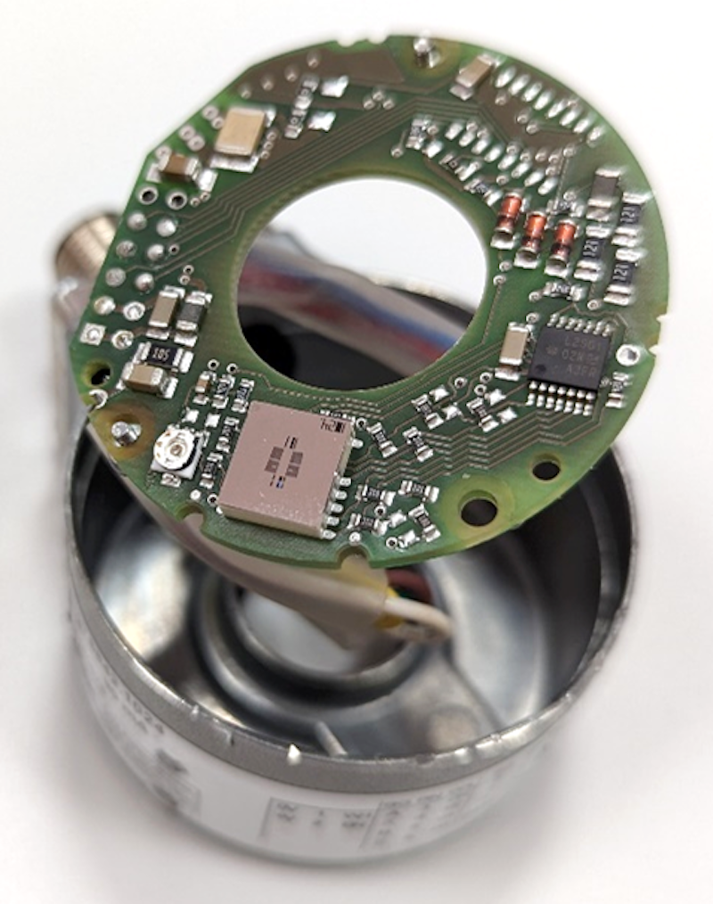 Detector optics with aperture Detector optics with aperture