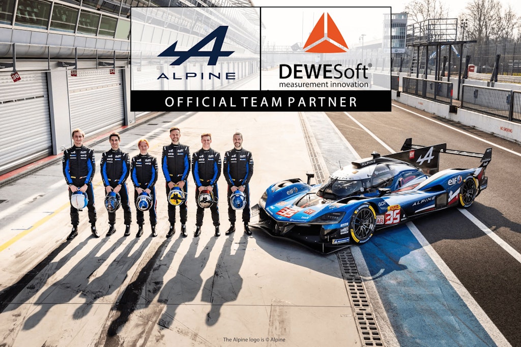 Dewesoft is Apline endurance team offical partner