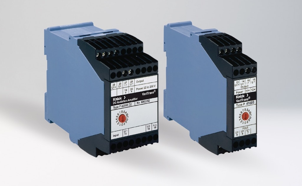 Knick’s P41000 and P42000 series high-voltage transducers