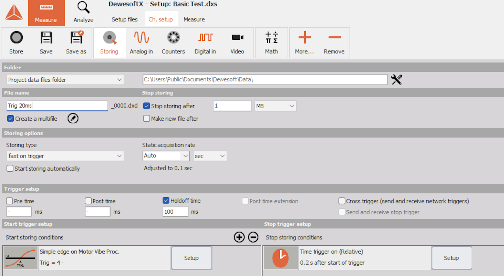 Trigger Software ¿Qué fácil es el software de adquisición de datos DewesoftX?