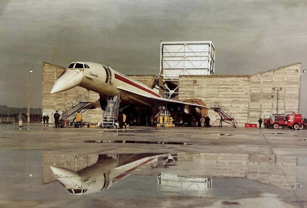 Ground-testing Concorde’s engines at full power. Photo: Frederic Beniada and Michel Fraile