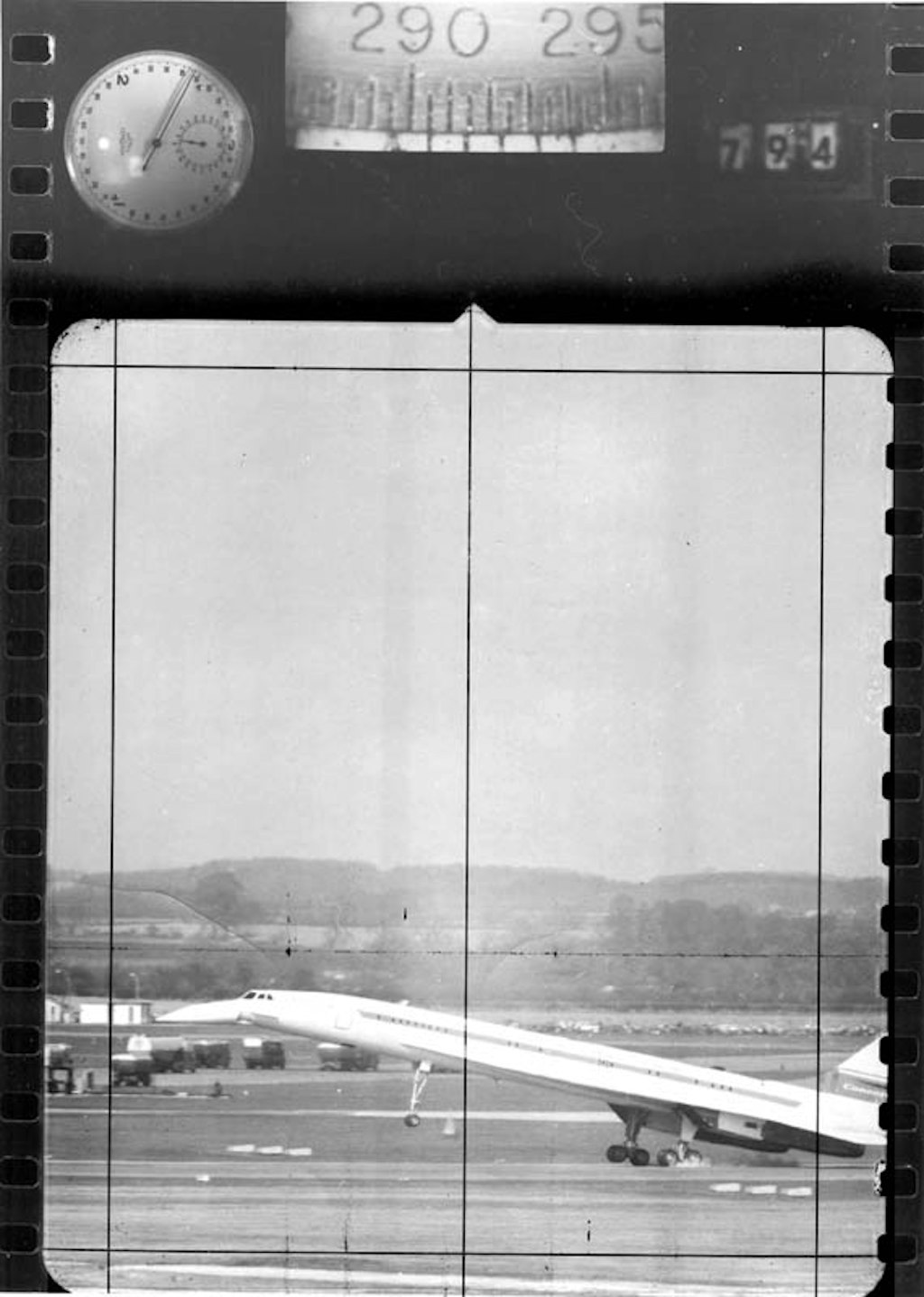 Ground tracking camera of G-BSST's first-ever Concorde landing at RAF Fairford. Image courtesy of CONCORDE SST