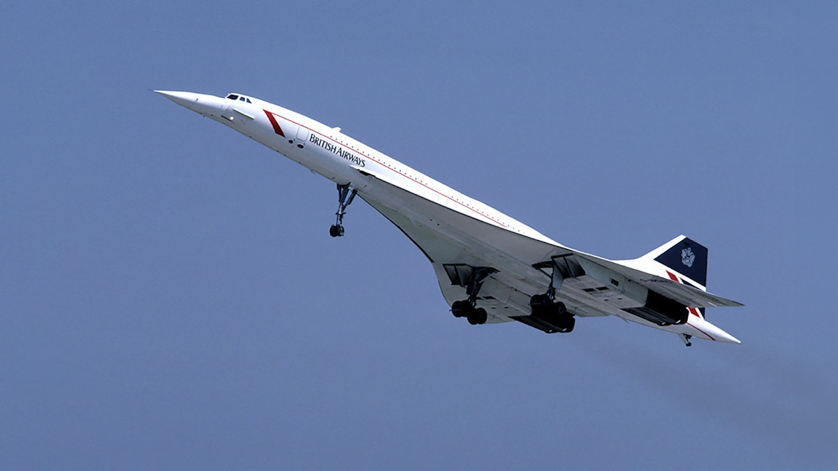 British Airways Concorde en 1986, Imagen de Eduard Marmet, CC BY-SA 3.0 GFDL 1.2, vía Wikimedia Commons