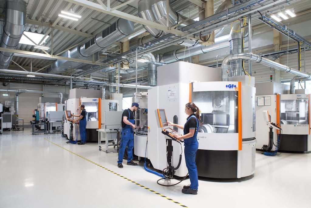 Figure 1. The Pankl Engine Systems Department in their test facilities.