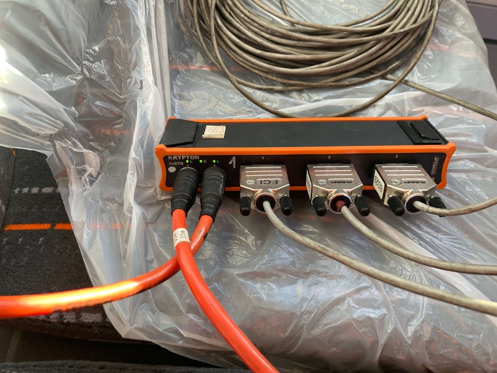 Figure 3. A Krypton 3xSTG in the measurement setup.