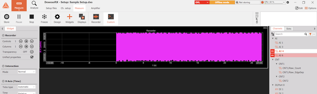 Figure 37 - Channels panel