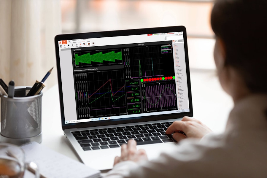 Lär dig DewesoftX-programvara utan DAQ-hårdvara