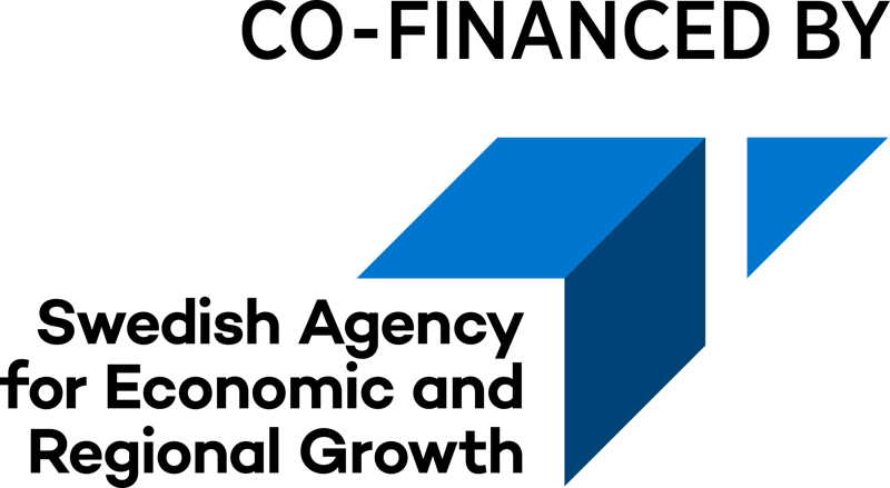 Cofinanced by swedish Agency for Economic and Regional Growth Cofinanced by swedish Agency for Economic and Regional Growth