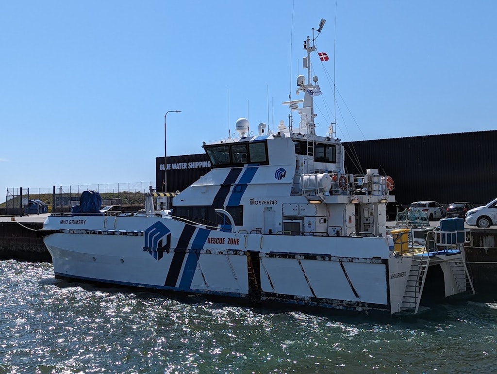 Figure 1. The Crew Transfer Vessel on which I installed the Dewesoft system.