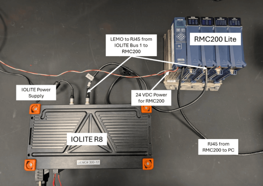 Example Setup IOLITE R8 in Standalone Mode with RMC200 Lite