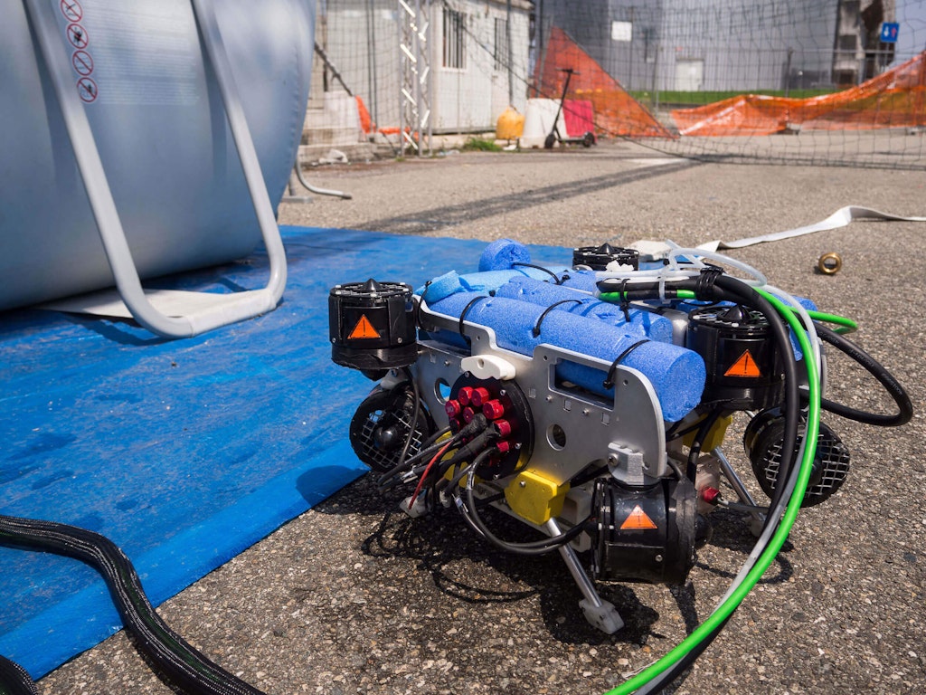 AIDA, the ROV deployed during the 2019 MATE ROV Competition.