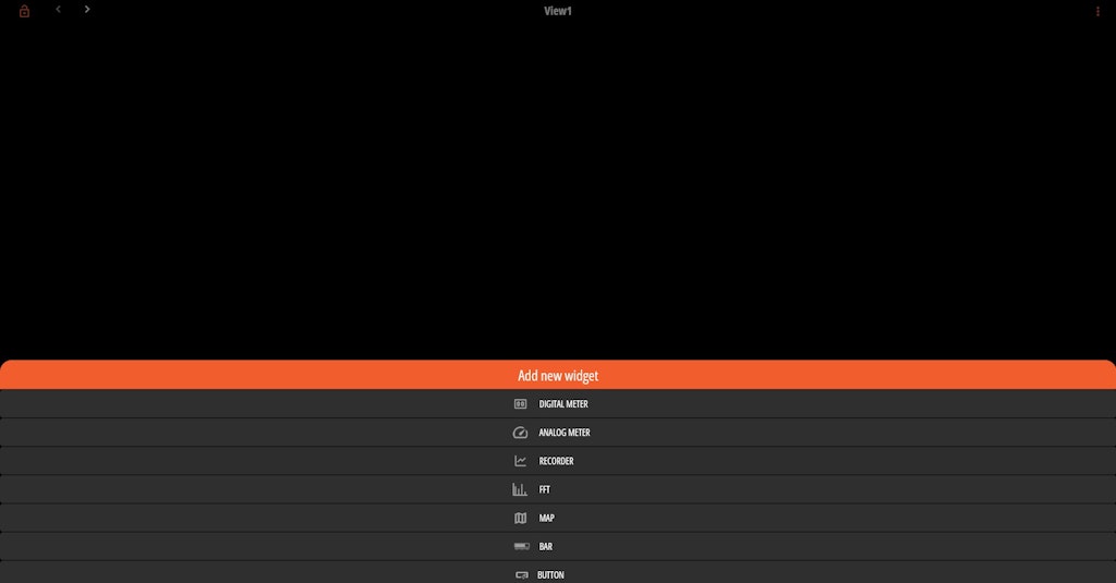 Widget list