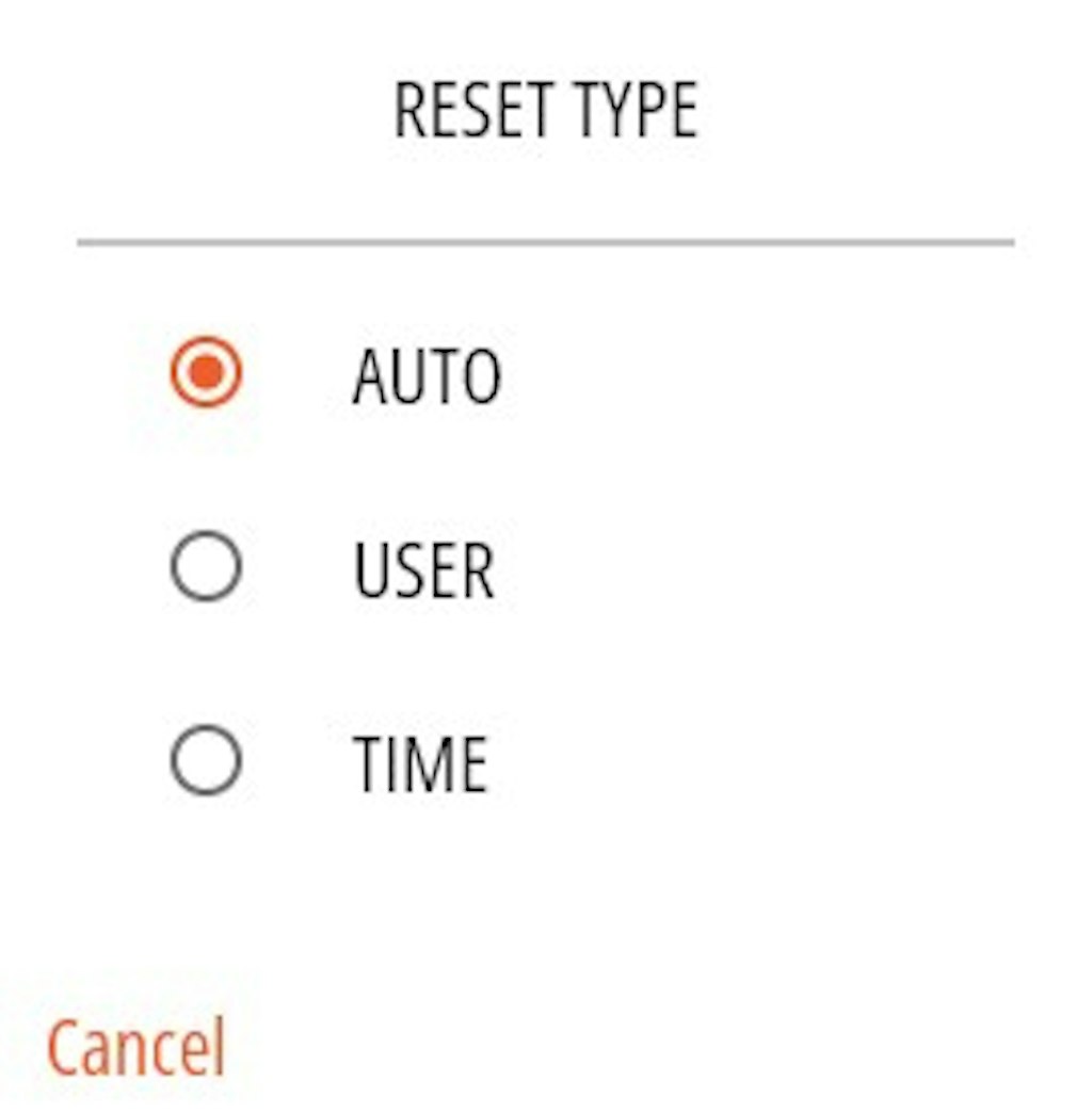 Reset type
