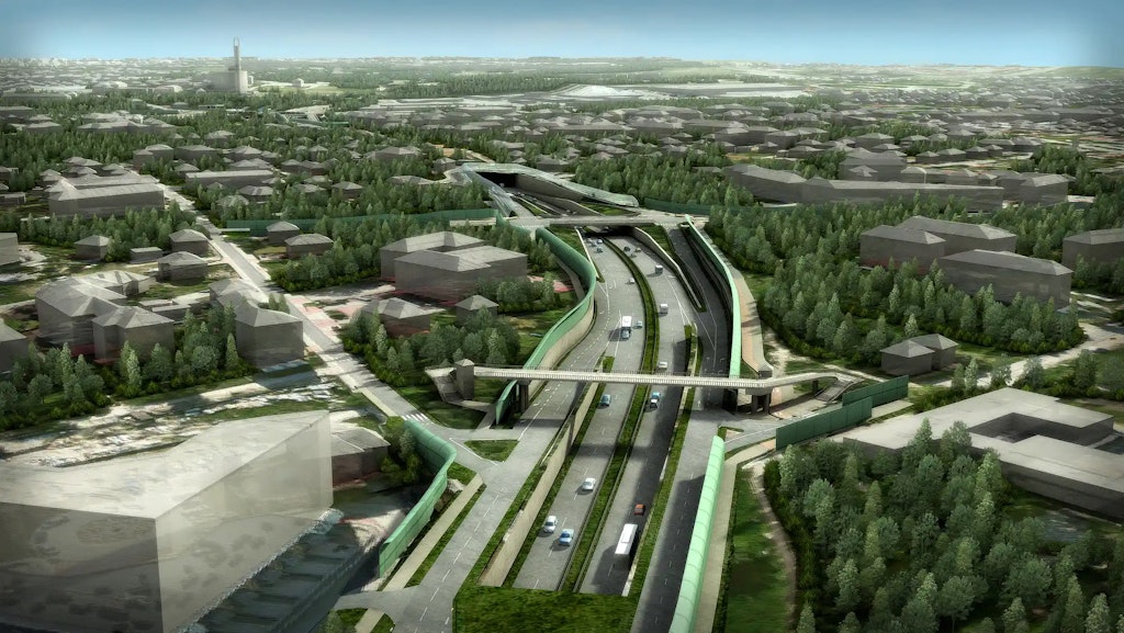 Figure 1. Visualization of the Łagiewnicka Route in Cracow.