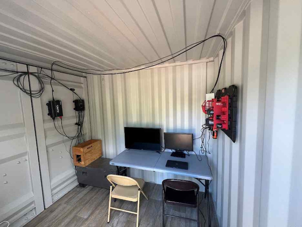 A look at my office in the container