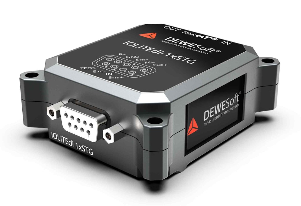 Figure 2. Dewesoft IOLITE 1xSTG amplifier.