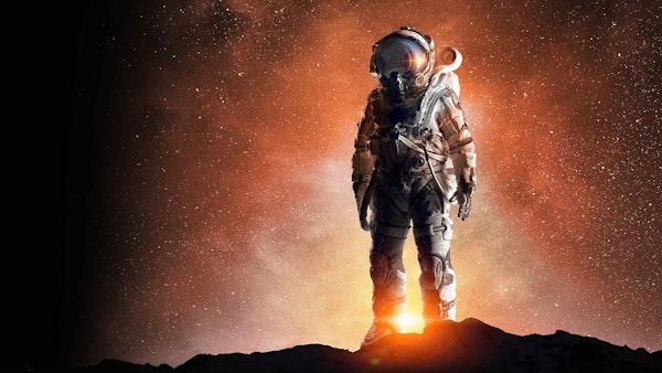 The astronaut