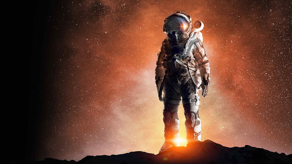 The astronaut