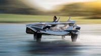 Quadrofoil electric powertrain measurement on hydrofoil