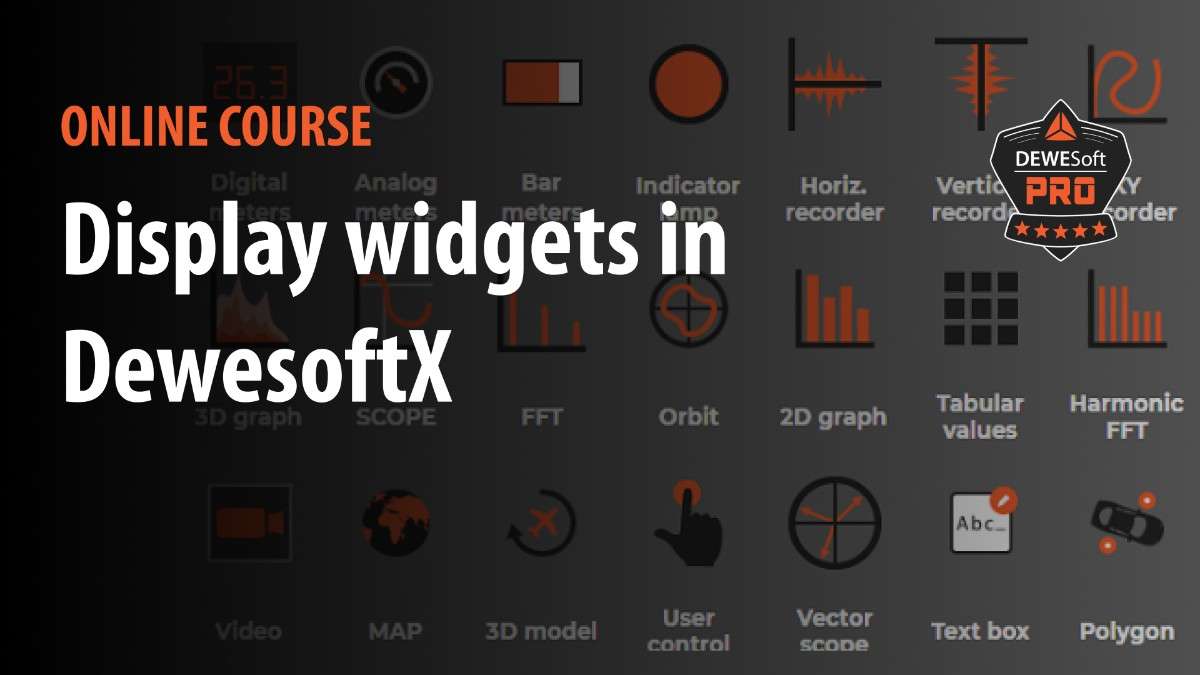 display widgets in dewesoftx